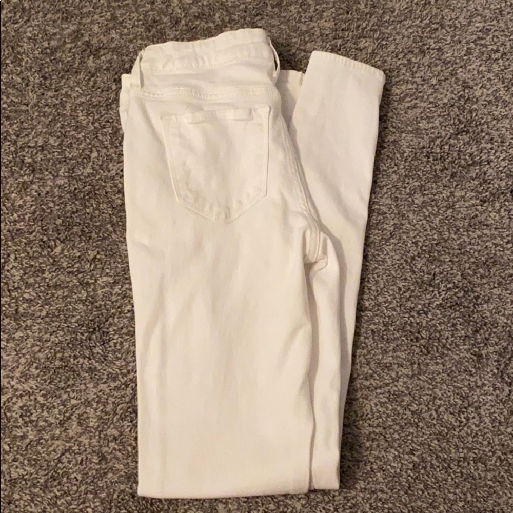 Old navy white skinny jeans